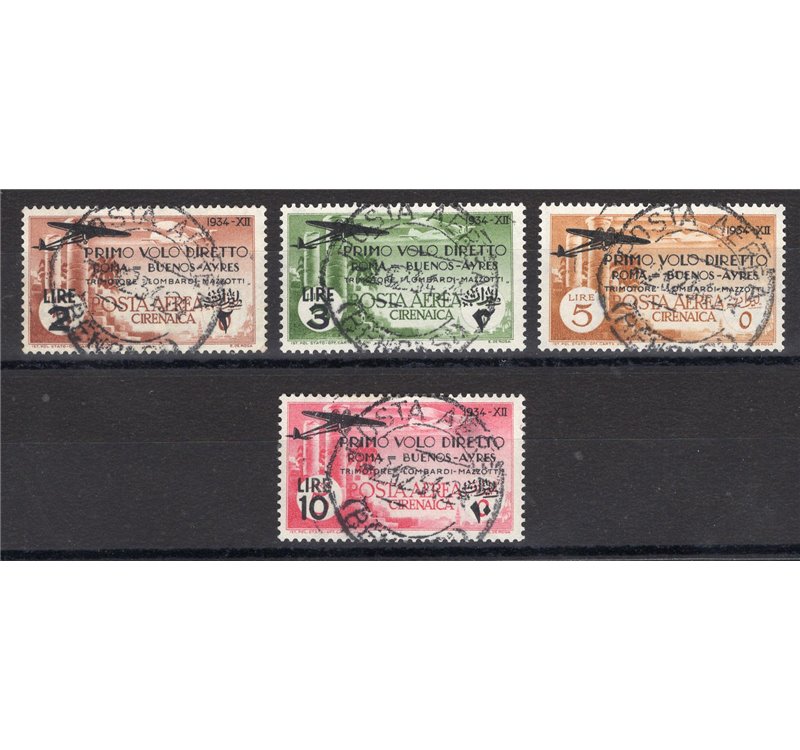Cirenaica 1932 P.A. Soggetti africani serie n° 6/11. Cat. € 120 (U)