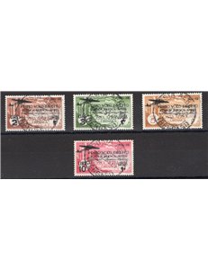 Cirenaica 1934 P.A. 1° Volo Roma Buenos Aires serie n° 20/23. Cert.: IC. Cat. € 550 (U)
