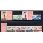 Egeo 1932 Dante serie n° 44/55 + P.A. 8/13. Cat. € 170 (**)