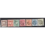Egeo 1934 Segnatasse soggetti vari, serie n° 1/9. Cat. € 250 (U)