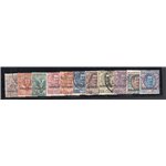 Eritrea 1895/99 Umberto I soprast. serie n° 12/18. Cat. € 65 (U)