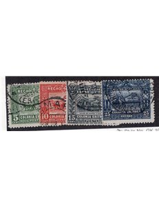 Eritrea 1910/14 Soggetti africani serie n° 34/37. Cat. € 70 (U)