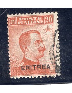Eritrea 1918/20 Soprast. serie n° 47/48. Cat. € 55 (U)