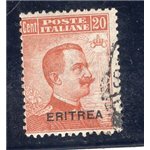 Eritrea 1918/20 Soprast. serie n° 47/48. Cat. € 55 (U)