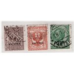 Eritrea 1922 Leoni ed elefanti soprast. serie n° 54/60. Cat. € 100 (U)