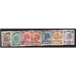 Eritrea 1924 Soprast. serie n° 77/79. Cat. € 35 (U)