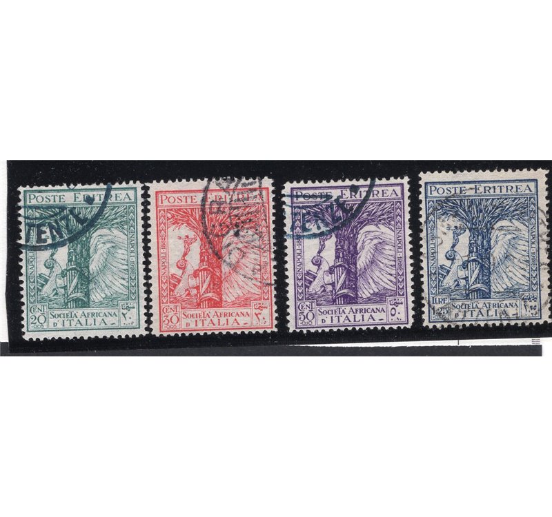 Eritrea 1925 Anno Santo n° 87/92. Cat. € 280 (U)