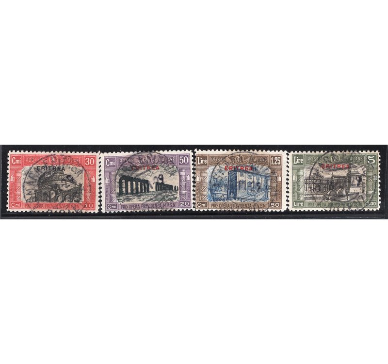 Eritrea 1928/29 Serie n° 134/37. Cat. € 175 (U)