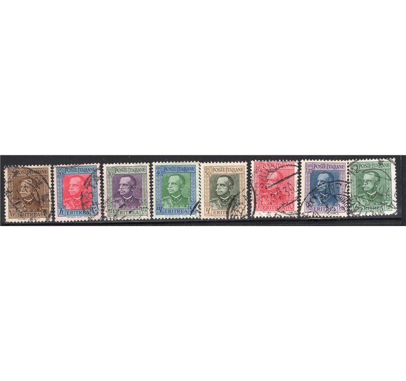 Eritrea 1930 Ferrucci serie n° 165/69. Cat. € 175 (U)