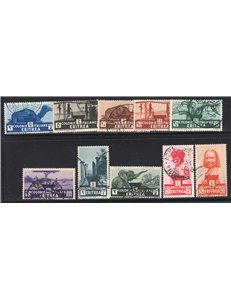 Eritrea 1931 Vitt. Emanuele n° 195/202. Cat. € 30 (U)