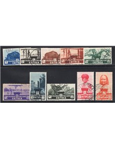 Eritrea 1933 Soggetti africani serie n° 203/12. Cat. € 65 (U)