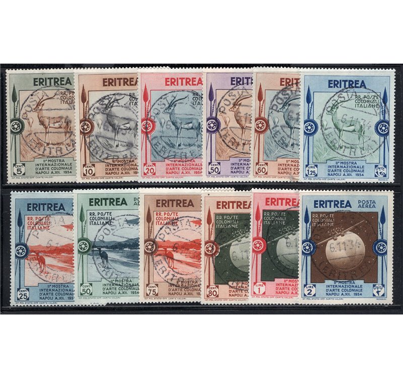 Eritrea 1931 Vitt. Emanuele n° 195/202. Cat. € 100 (**)
