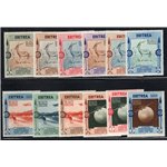 Eritrea 1933 Soggetti africani serie n° 203/12. Cat. € 65 (U)
