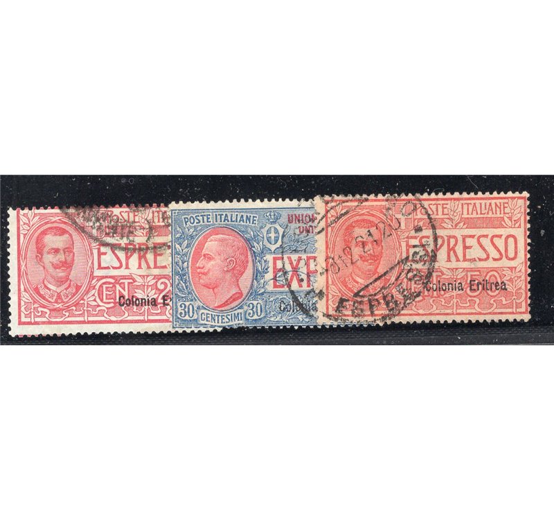 Somalia 1936 P.A. Soggetti africani serie n° 17/26. Cat. € 120 (U)