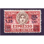 Eritrea 1934 Mostra Coloniale serie n° 220/25 + P.A. 1/6. Cat. € 330 (**)