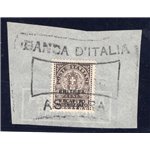 Eritrea 1937 Espresso £ 1,25 su 60 c. soprast. azzurra n° 11. Cat. € 30 (U)