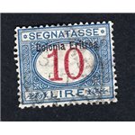 Eritrea 1939 Recapito autorizzato 10 c. bruno soprast. n° 1 annullo completo. Cat. € 100 (U)