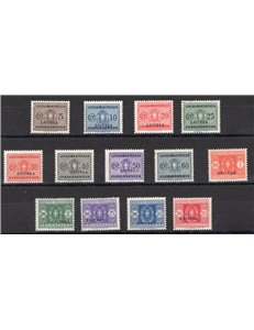 Eritrea 1939 Recapito autorizzato 10 c. bruno soprast. n° 1. Cat. € 110 (**)