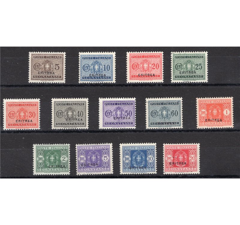 Eritrea 1939 Recapito autorizzato 10 c. bruno soprast. n° 1. Cat. € 110 (**)