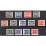 Eritrea 1939 Recapito autorizzato 10 c. bruno soprast. n° 1. Cat. € 110 (**)