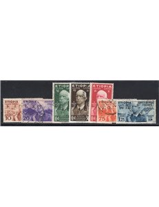 Eritrea 1903 Segnatasse 10 £ azzurro e carminio soprast. " in alto n° 11. Cert.: Biondi. Cat. € 1.100 (U)