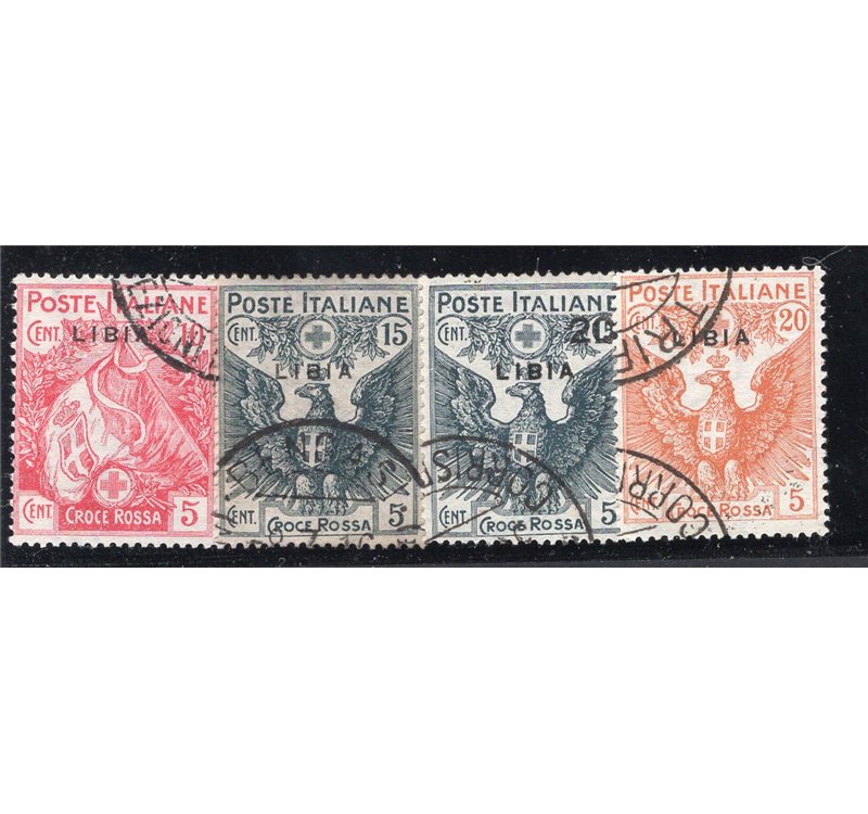 Etiopia 1936 Vittorio Emanuele serie n° 1/7. Cat. € 55 (U)
