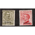 Libia 1915 Croce Rossa 15 c. grigio con soprast. più sottile n° 14a. Cert.: IC. Cat. € 390 (**)