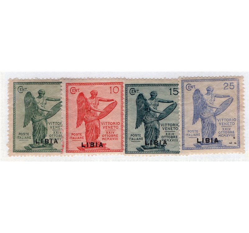 Libia 1918 20 c. arancio soprast. n° 20. Cat. € 30 (**)