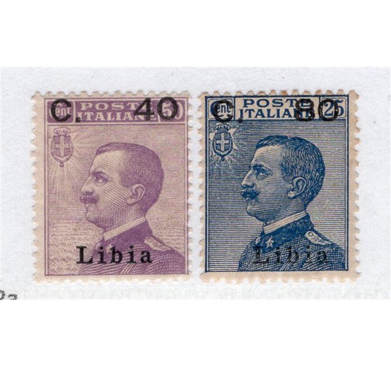 Libia 1922 Vittoria serie n° 34/37. Cat. € 30 (**)