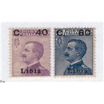 Libia 1922 Vittoria serie n° 34/37. Cat. € 30 (**)