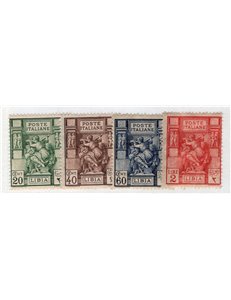 Libia 1922 Soprast. serie n° 38/39. Cat. € 30 (**)