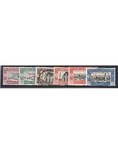 Libia 1927 I Fiera di Tripoli serie n° 66/71 + Ex 14/15. Cat. € 300 (U)