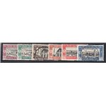Libia 1927 I Fiera di Tripoli serie n° 66/71 + Ex 14/15. Cat. € 300 (U)