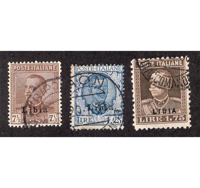 Libia 1928 II Fiera di Tripoli serie n° 72/77. Cat. € 200 (U)