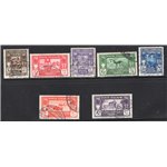 Libia 1928/29 Soprast. serie n° 78/80. Cat. € 150 (U)