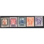 Libia 1924 Sibilla libica dent. 14 serie n° 40/43. Cat. € 35 (**)