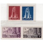 Libia 1935 IX Fiera di Tripoli serie n° 132/37 + P.A. 21/26. Cat. € 185 (**)