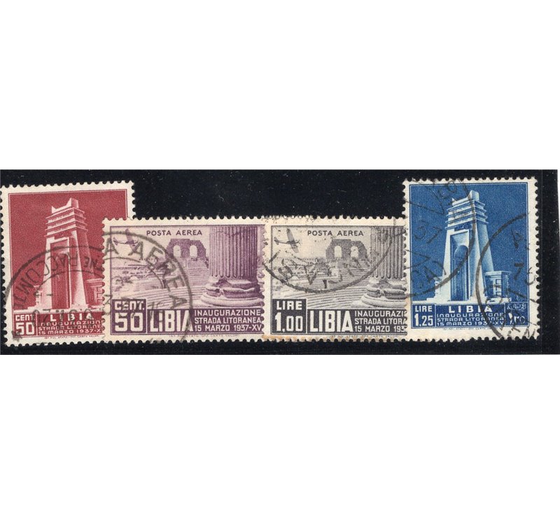Libia 1931 Pittorica e Sibilla libica serie n° 103/07. Cat. € 70 (U)