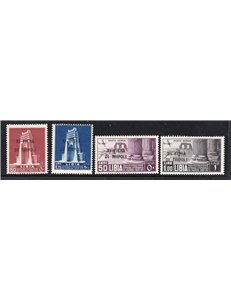 Libia 1937 Strada litoranea serie n° 140/41 + P.A. 30/31. Cat. € 40 (**)