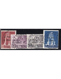 Libia 1937 Strada litoranea serie n° 140/41 + P.A. 30/31. Cat. € 50 (U)
