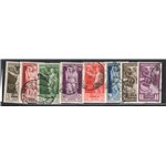 Libia 1938 XII Fiera di Tripoli serie n° 146/51 + P.A. 34/35. Cat. € 30 (U)