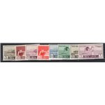 Libia 1938 Augusto serie n° 152/57 + P.A. 36/37. Cat. € 50 (**)