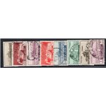 Libia 1938 Augusto serie n° 152/57 + P.A. 36/37. Cat. € 20 (U)