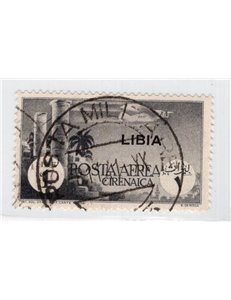 Libia 1940/41 P.A. serie n° 46/51 con annulli postumi (U)