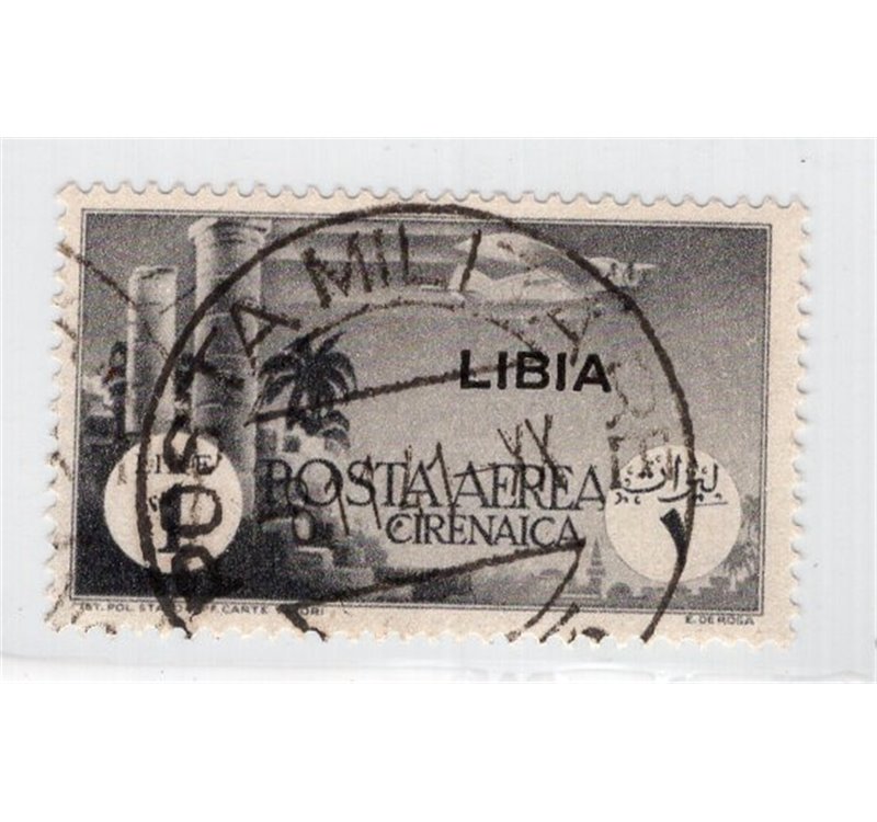 Libia 1940/41 P.A. serie n° 46/51 con annulli postumi (U)