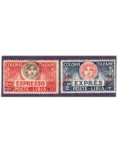 Libia 1923 Espressi serie n° 7/8. Cat. € 85 (**)