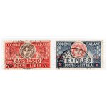 Libia 1923 Espressi serie n° 7/8. Cat. € 62 (U)