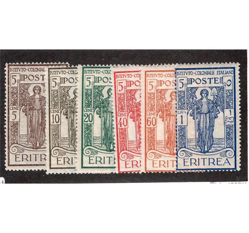 Eritrea 1926 S. Francesco n° 102/6. Cat. € 90 (**)
