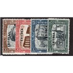 Eritrea 1926 Istituto Coloniale serie n° 107/12. Cat. € 25 (**)