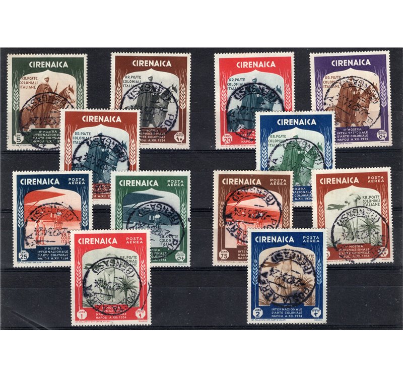 Eritrea 1927 Volta serie n° 120/22. Cat. € 125 (**)